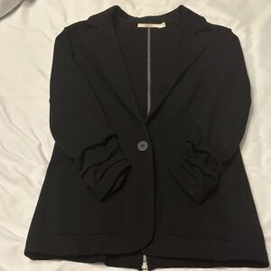 Bailey 44 Women's Black Blazer with Zip Front